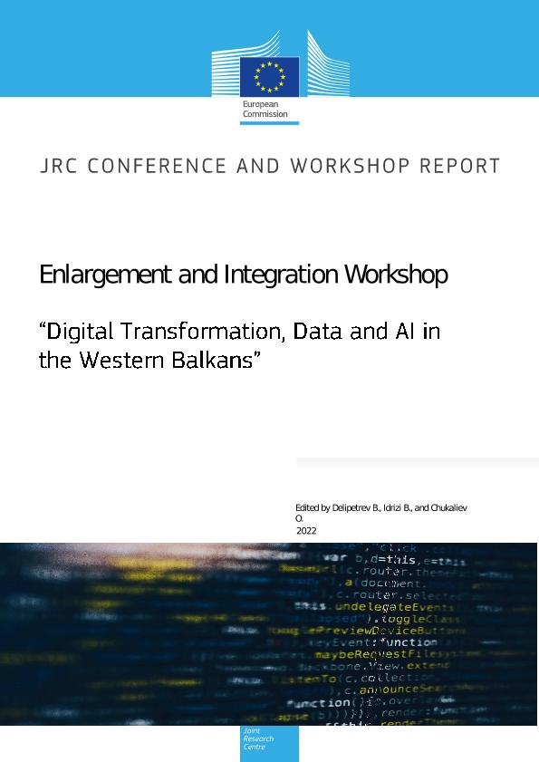 Enlargement and Integration Workshop “Digital Transformation, Data and AI in the Western Balkans”